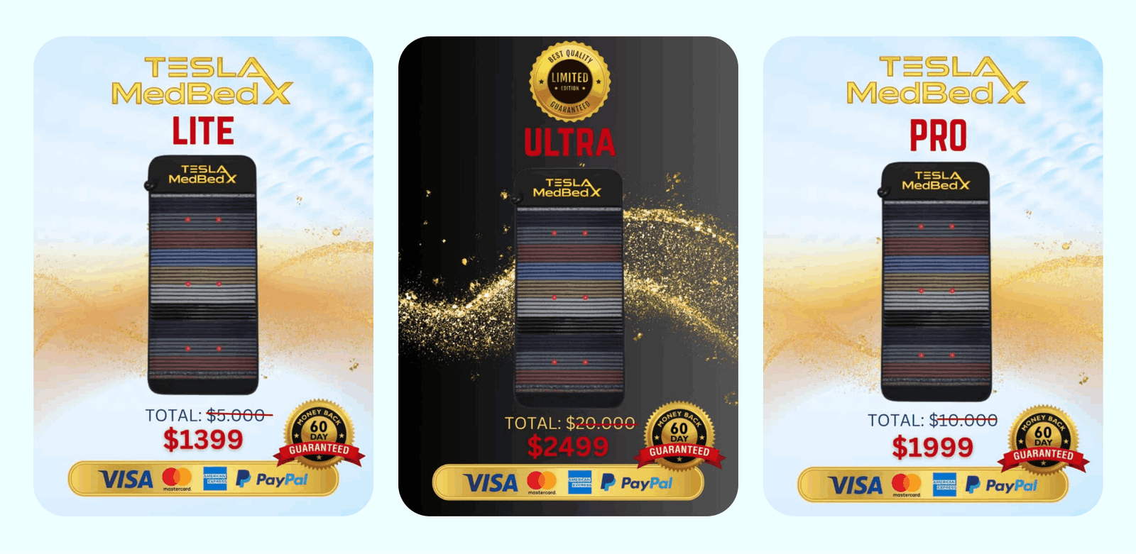 Tesla MedBed X offer